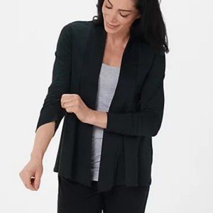 Seed to Style Organic Cotton Open-Front Solid Cardigan 9379